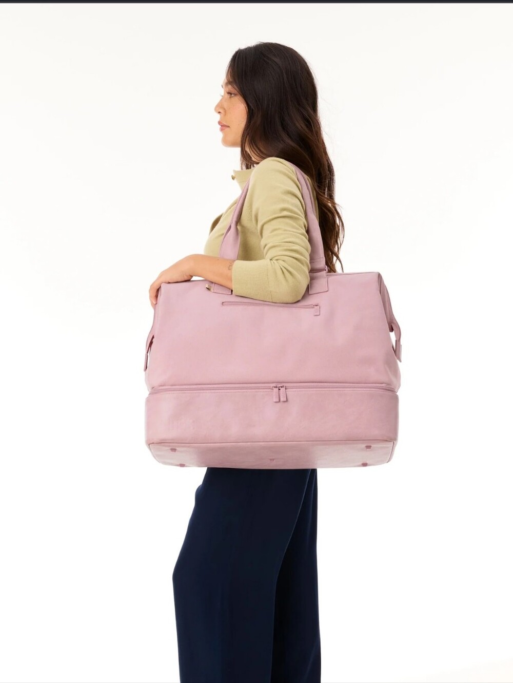 BEIS XL Weekender bag in Atlas Pink
